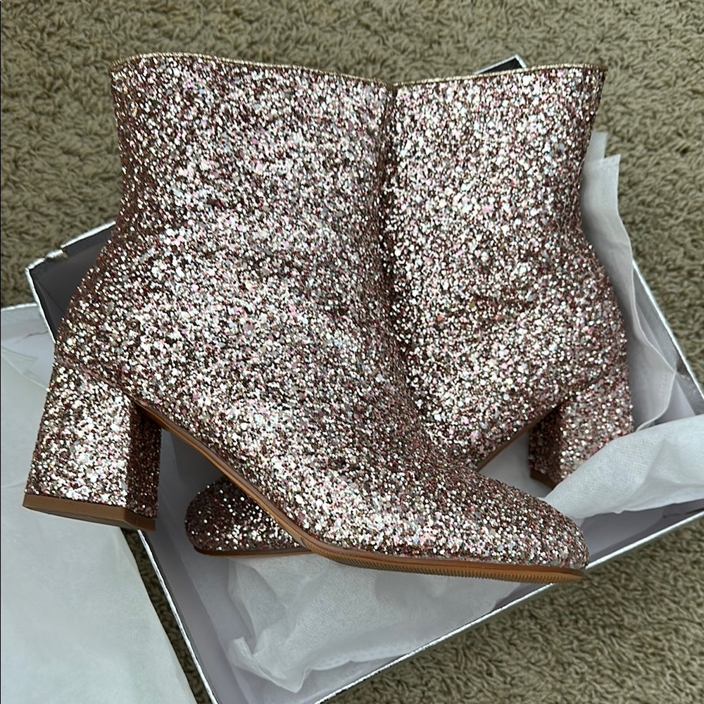 Glitter boots